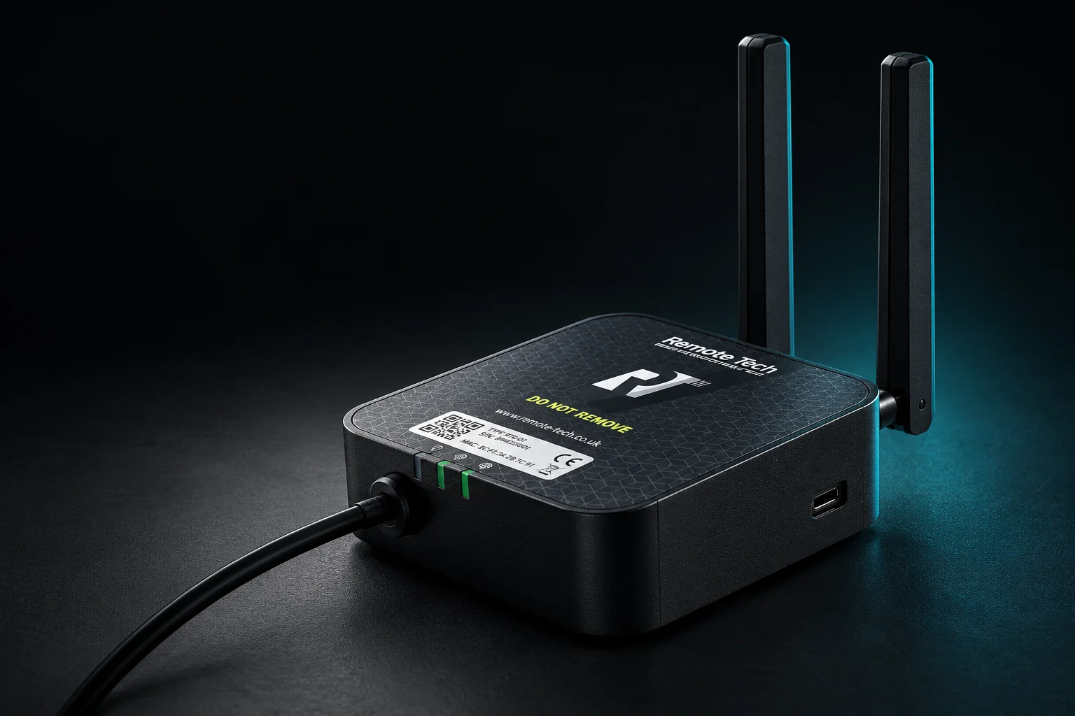 Studio visual of a Remote Tech gateway, based on our product photography